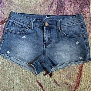 Pinc Premium Frayed Hem Denim Shorts Size 16